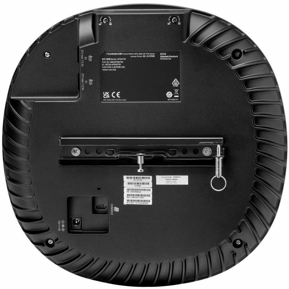 Aruba AP-755 Tri Band Wi-Fi 7 IEEE 802.11a/b/g/n/ac/ax/be/az/mc 18.70 Gbit/s Wireless Access Point - Indoor