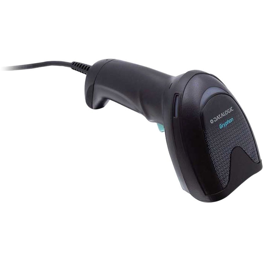 Datalogic Gryphon I GD4520 Healthcare, Retail, Light/Clean Manufacturing, Transportation, Laboratory Handheld Barcode Scanner Kit - Cable Connectivity - Black - USB Cable Included