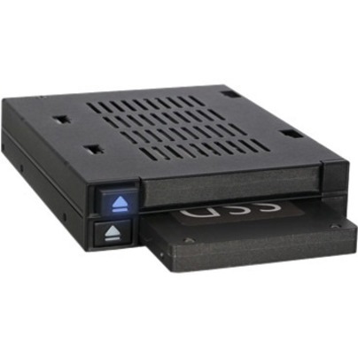 Icy Dock FlexiDOCK MB522SP-B Drive Enclosure for 3.5" - Serial ATA/600 Host Interface Internal - Black