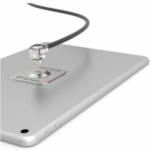 Compulocks Universal Tablet Lock Plate with Keyed Cable Lock Black
