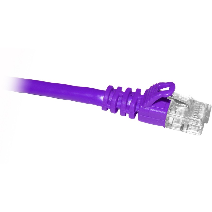 ClearLinks 10FT Cat5E 350MHZ Purple Molded Snagless Patch Cable