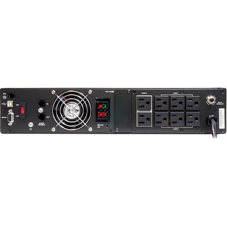 Minuteman 1500 VA Line Interactive Rack/Wall/Tower UPS with 8 Outlets