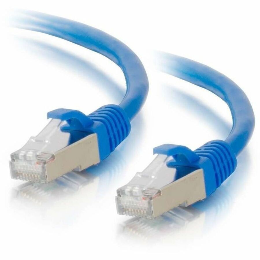 Cables To Go C2G Cat6a Snagless Shielded (STP) Network Patch Cable - Blue, 14FT