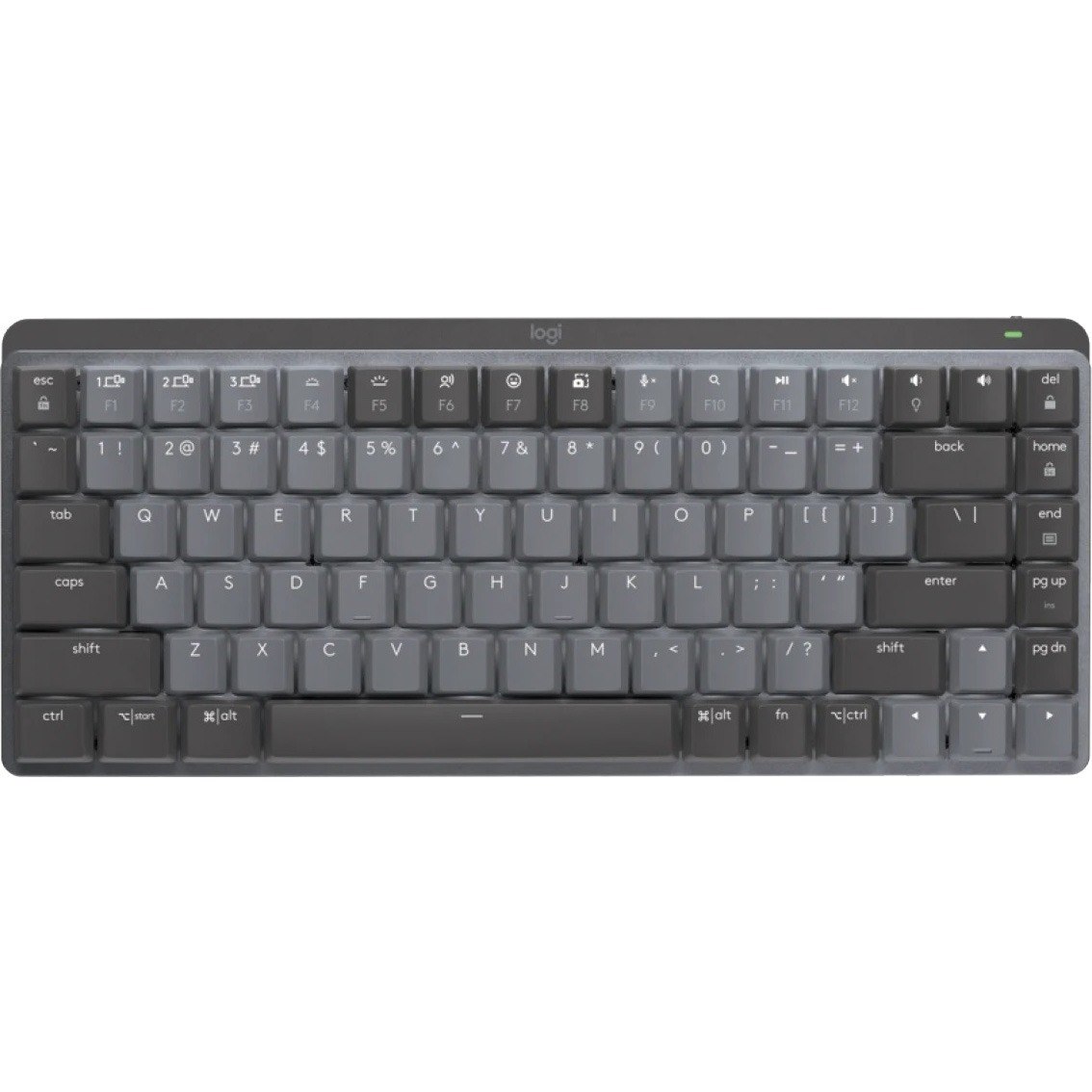 Logitech MX Mechanical Mini Keyboard - Wireless Connectivity - Graphite