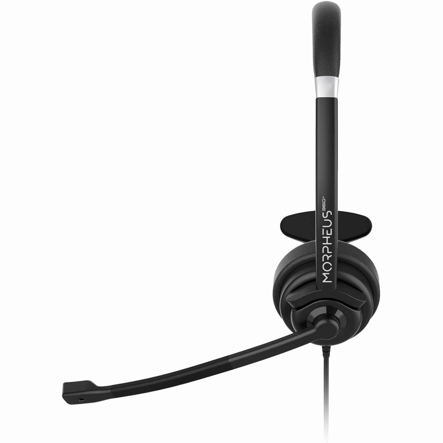 Morpheus 360 Connect USB Mono Headset with Boom Microphone - Noise Cancelling - Reversible Design - Eco-Leather Ear Cushion - Inline Volume - HS5200MU