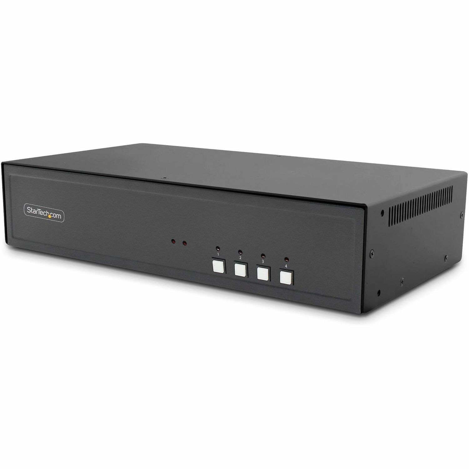 StarTech Secure 4-Port Dual-Monitor KVM Switch, DisplayPort, 4K 30Hz, NIAP 4.0, Made in the USA