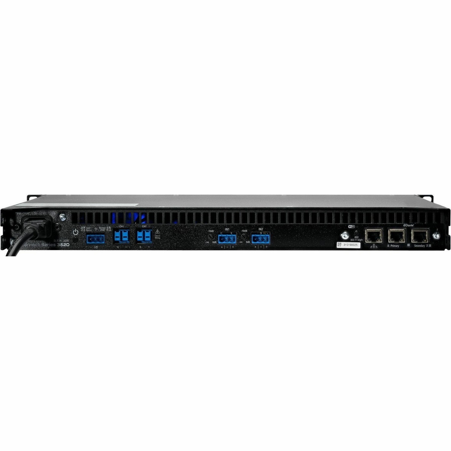LEA Professional Connect 352D-ADSP Amplifier - 700 W RMS - 2 Channel