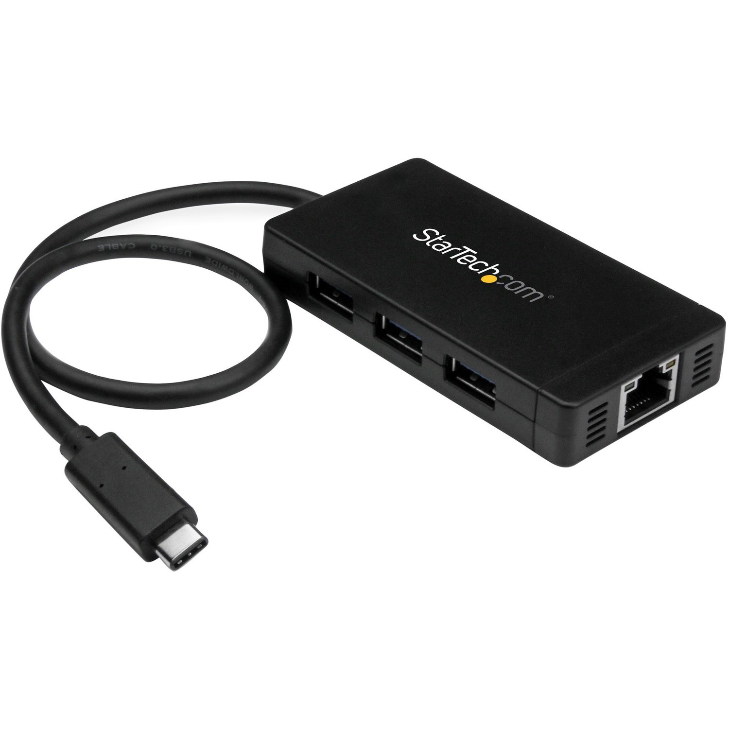 StarTech.com USB-C to Ethernet Adapter? Gigabit? 3 Port USB C to USB Hub and Power Adapter? Thunderbolt 3 Compatible