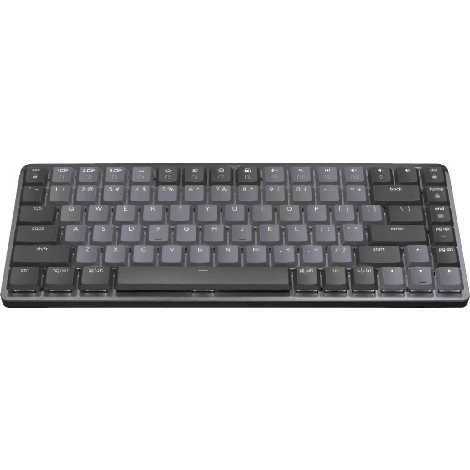 Logitech MX Mechanical Mini Keyboard - Wireless Connectivity - Graphite