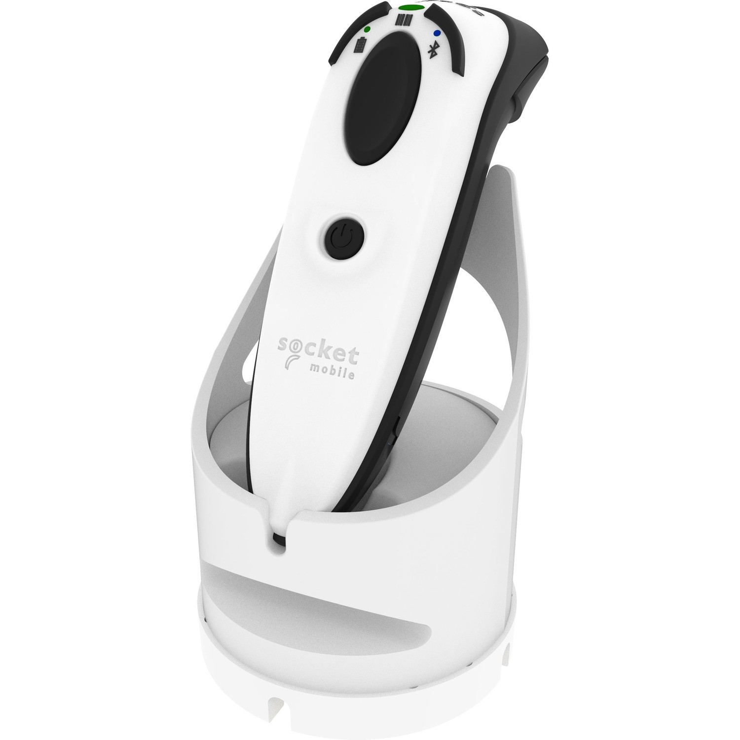 Socket Mobile DuraScan D720 Rugged Retail, Transportation, Warehouse, Field Sales/Service Handheld Barcode Scanner - Wireless Connectivity - White - USB Cable Included