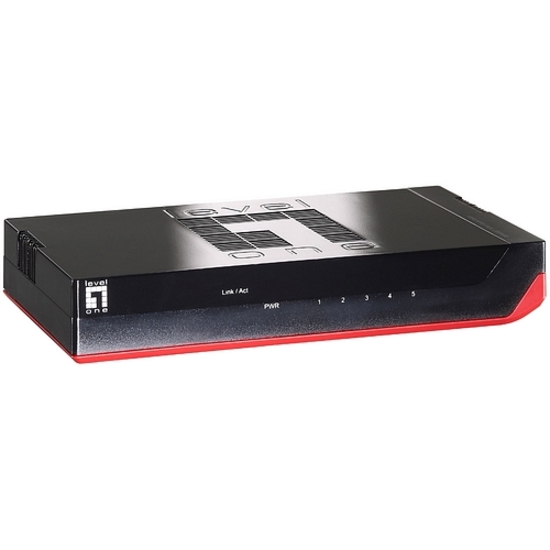 CP Technologies GSW-0507 LevelOne Desktop WM Switch/5xGbE/Power Adapter