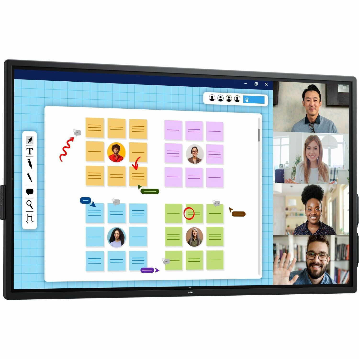 Dell P7525QT 75" Class LED Touchscreen Monitor - 16:9 - 8 ms