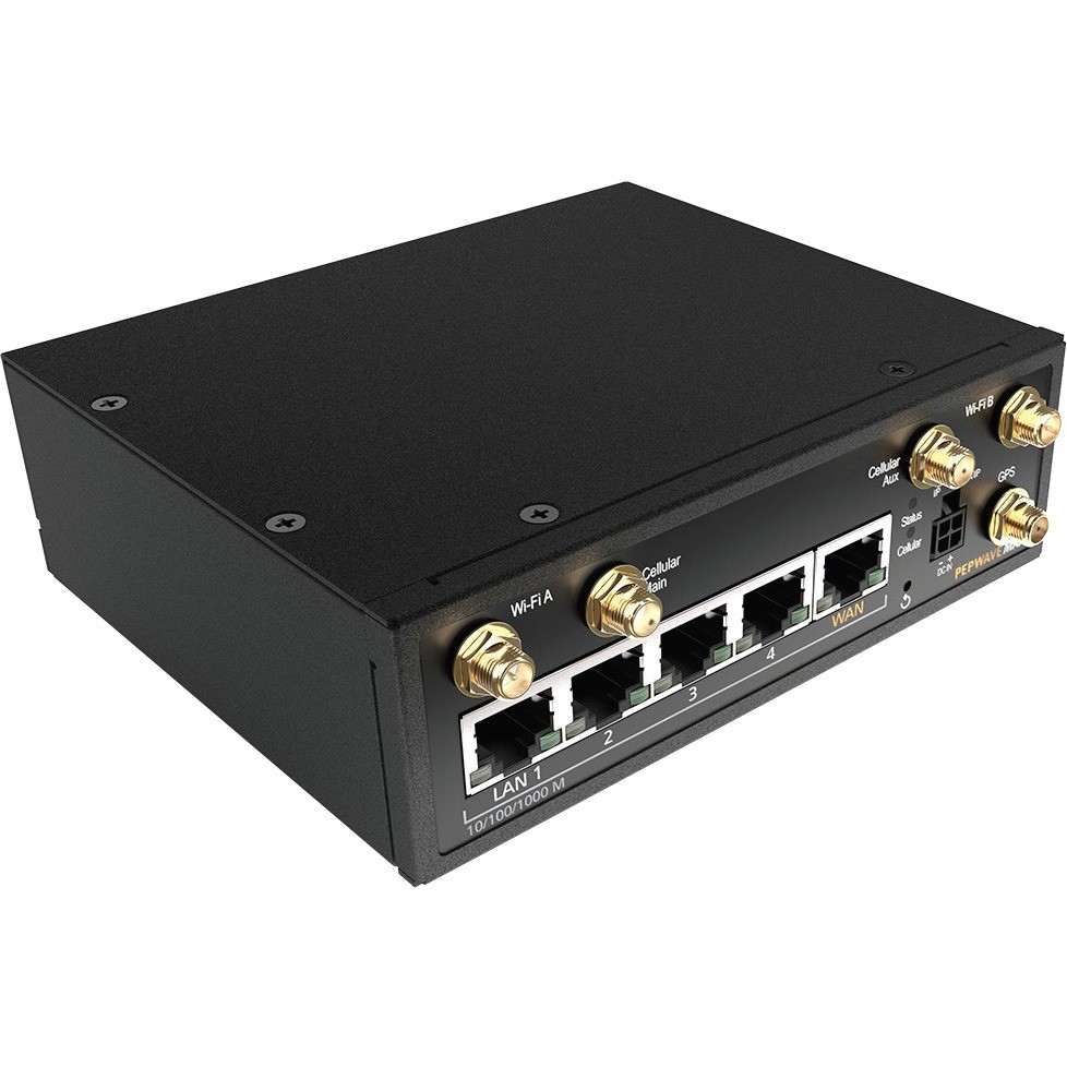Pepwave MAX BR1 Pro Wi-Fi 6 IEEE 802.11ax 1 SIM Ethernet, Cellular Modem/Wireless Router