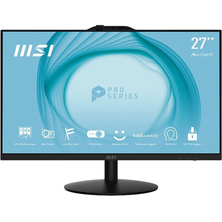 MSI PRO AP272 12M-030US All-in-One Computer - Intel Core i7 12th Gen i7-12700 - 16 GB - 27" Full HD - Desktop - Black
