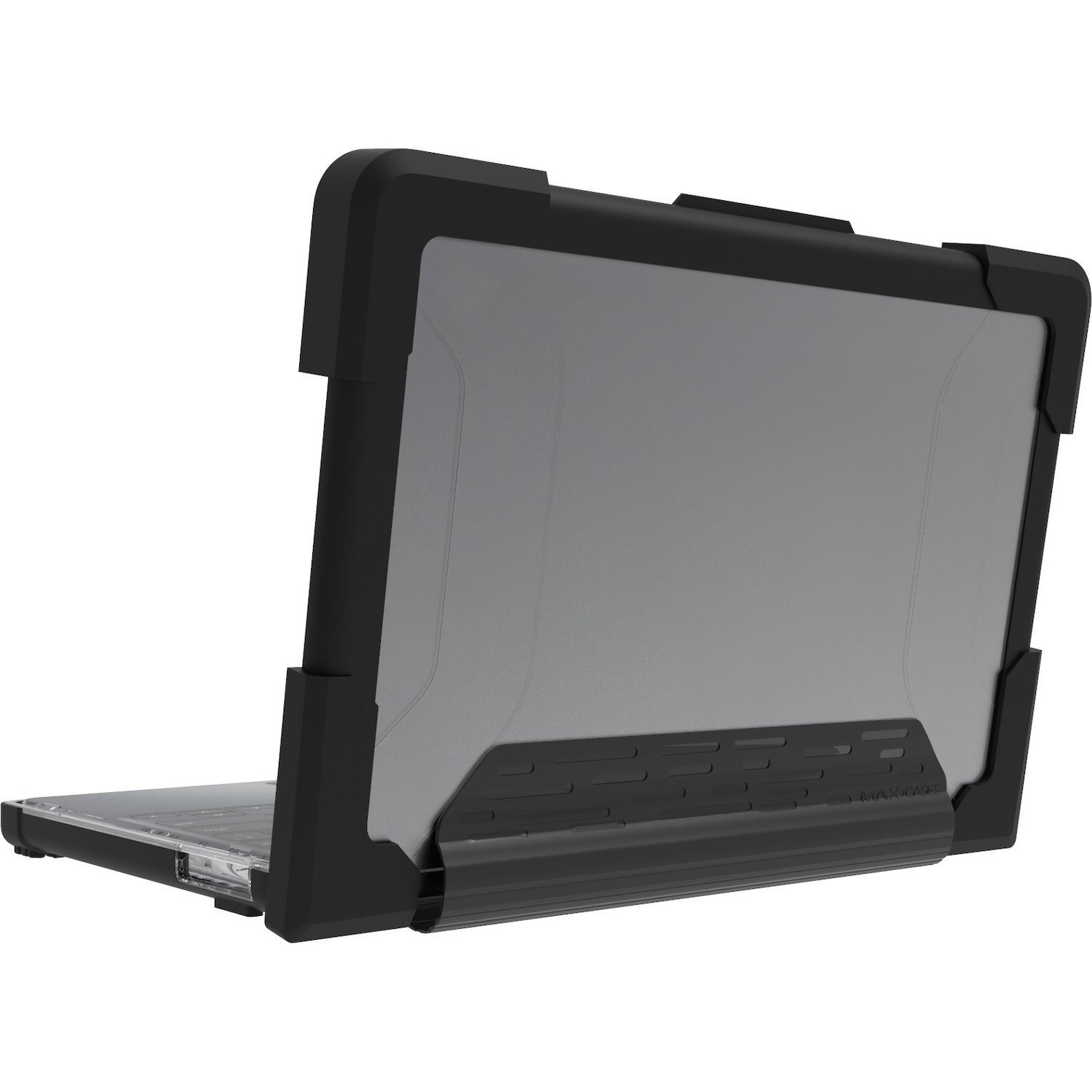 MAXCases Extreme Shell-S for Dell 3100/3110/5190 Chromebook Clamshell 11.6" (Black/Clear)