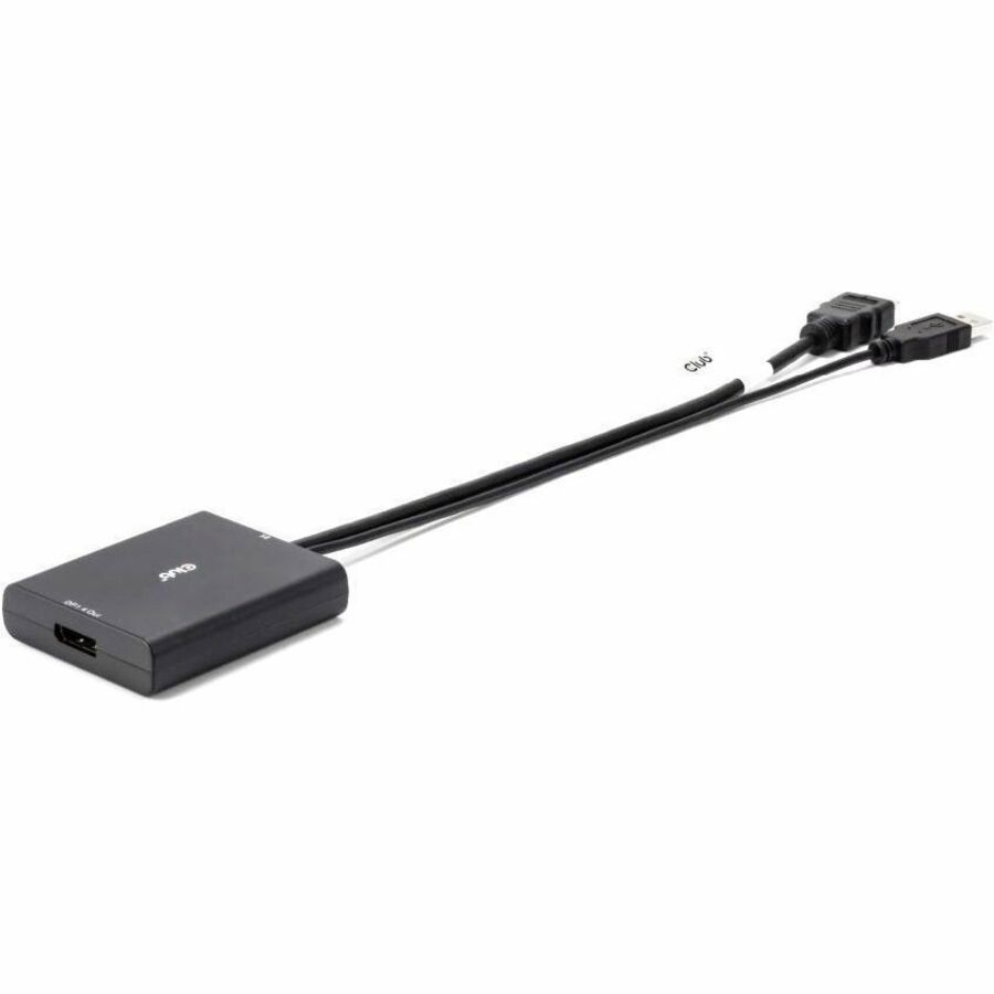 Club 3D HDMI + USB Bus powered to DisplayPort 4K120Hz or 8K30Hz M/F Adapter
