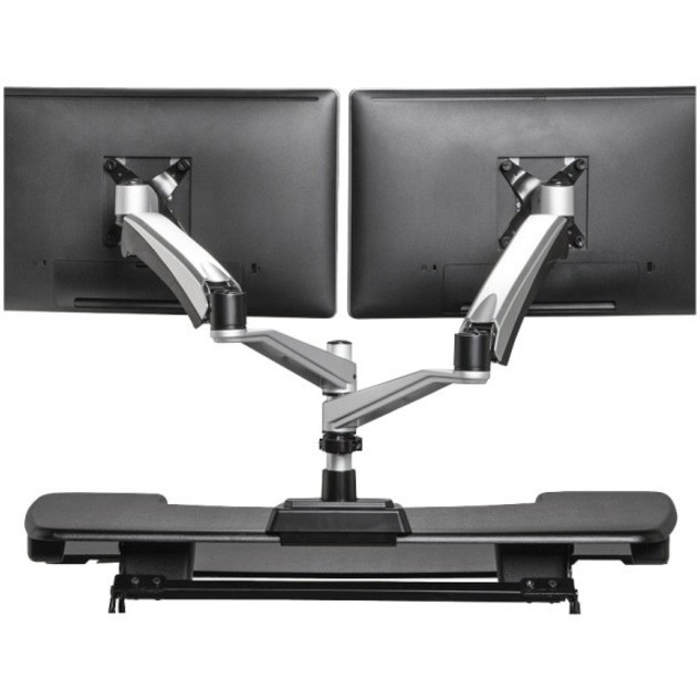 Varidesk Dual-Monitor Arm For Displays Up To 27"