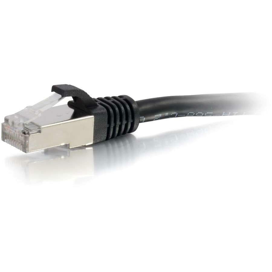 Cables To Go C2G Cat6 Snagless Shielded (STP) Network Patch Cable, Black, 14FT