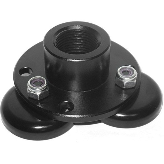 Zirkona Mounting Plate for Tablet, Smartphone - Black Powder Coat