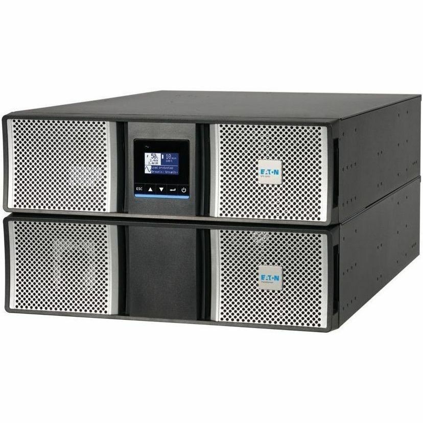 Eaton 9PX G2 6000VA 5400W 208/120V Online Double-Conversion UPS - L6-30P Input, 6x 5-20R, 1x L6-30R, 1x L14-30R, Cybersecure Network Card, Extended Run, 6U Rack/Tower