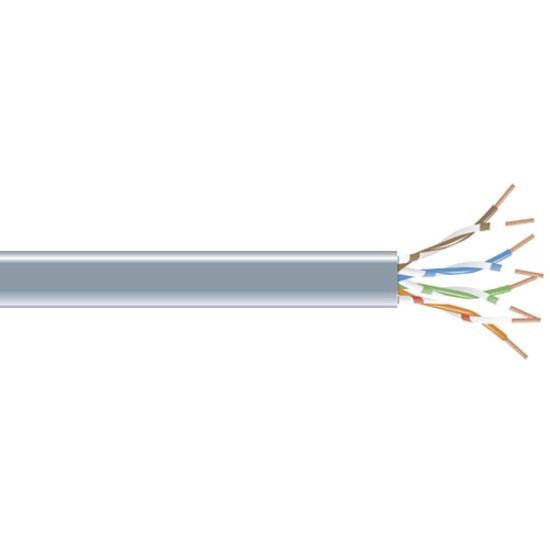 Black Box GigaBase 350 CAT5e, 350-MHz Stranded Bulk Cable, Gray, 500-feet (152.4-m)
