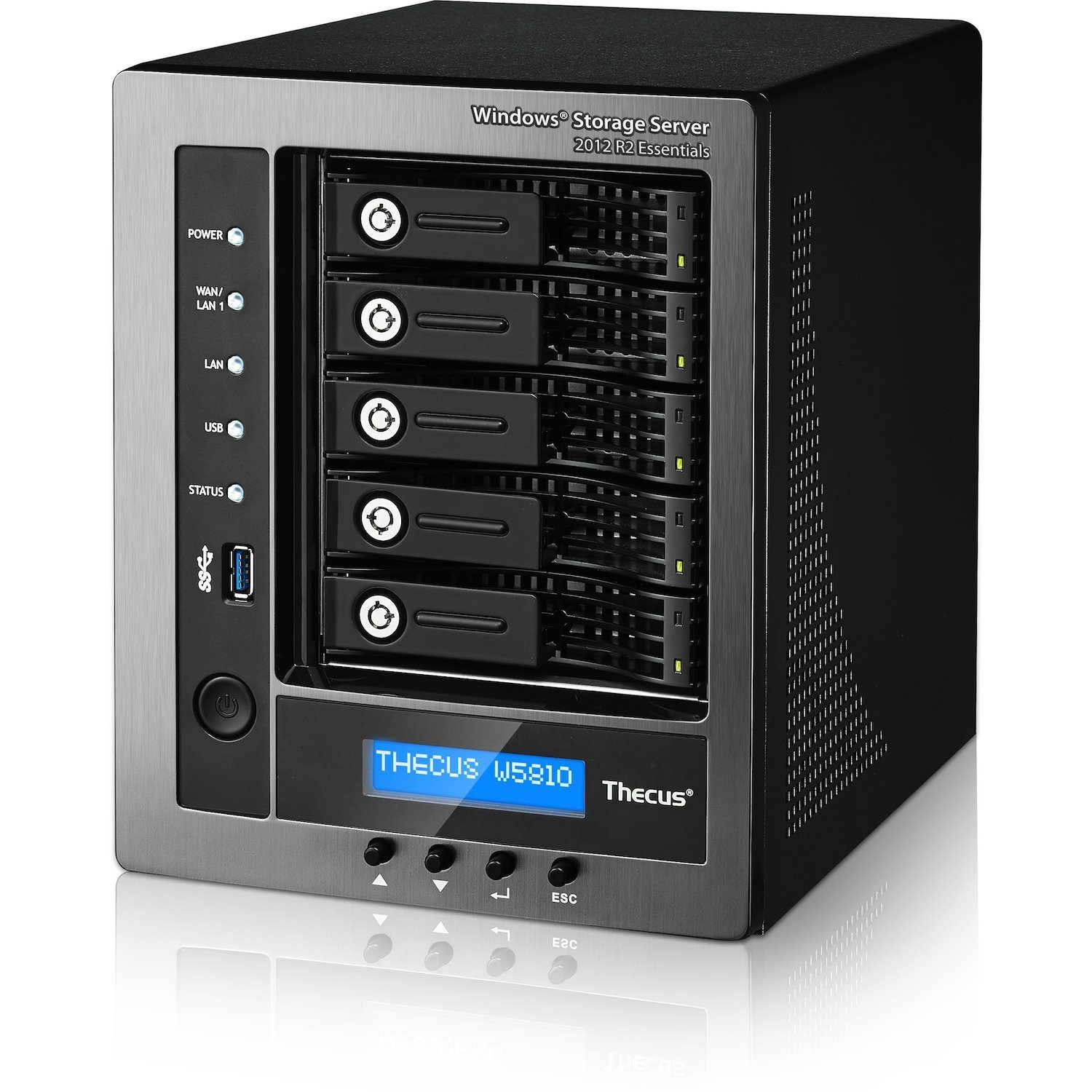 Thecus W5810 Affordable Easy-to-Use Cloud Ready Storage