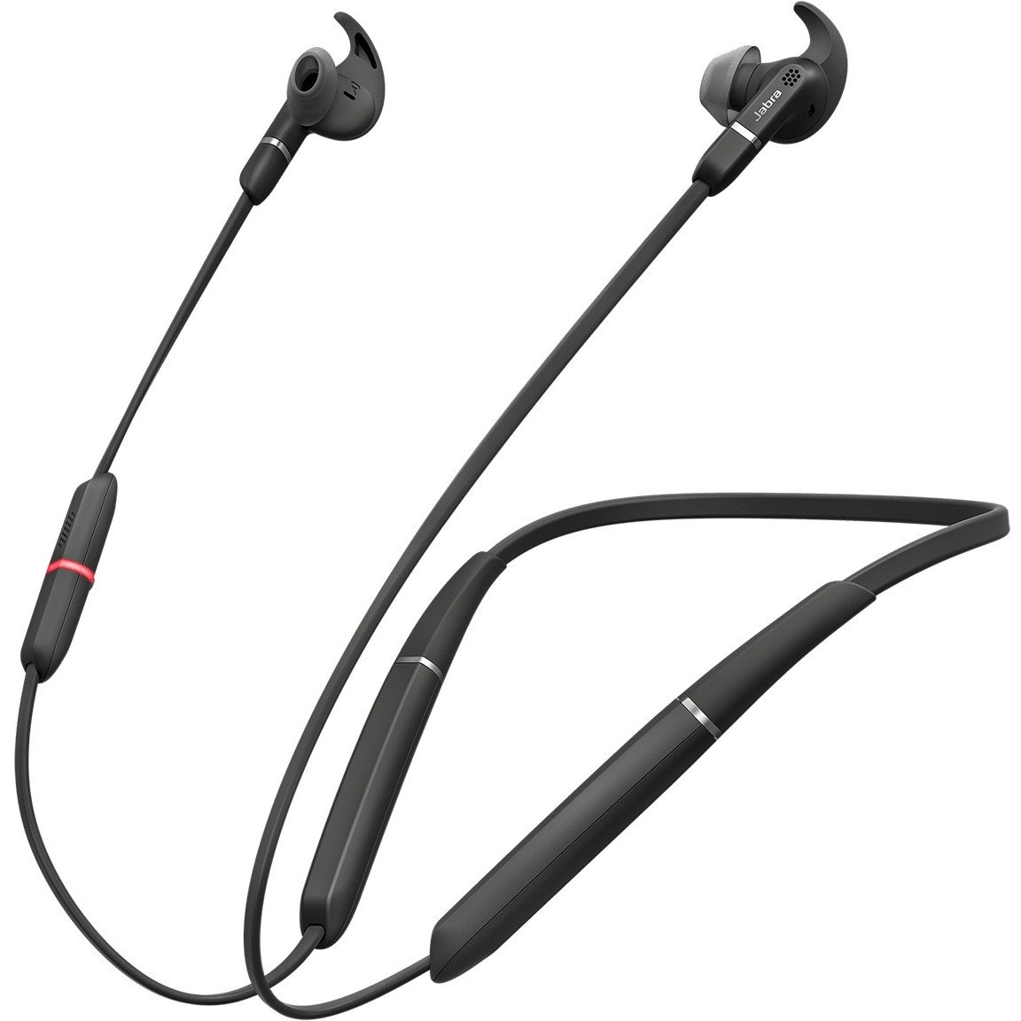 Jabra EVOLVE 65e MS Wireless Behind-the-neck, Earbud Stereo Earset - Black