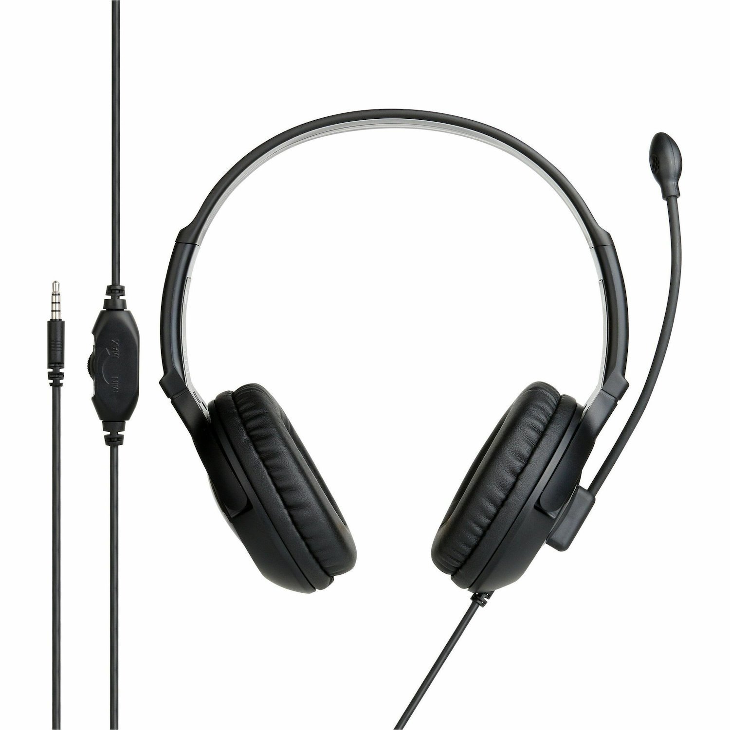 Verbatim Wired On-ear, Over-the-head Stereo Headset - Black