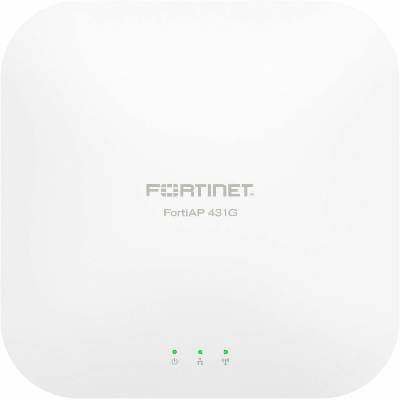 Fortinet FortiAP FAP-431G Tri Band Wi-Fi 6E IEEE 802.11 a/b/e/g/h/i/j/k/n/r/v/ac/ax 8.16 Gbit/s Wireless Access Point - Indoor