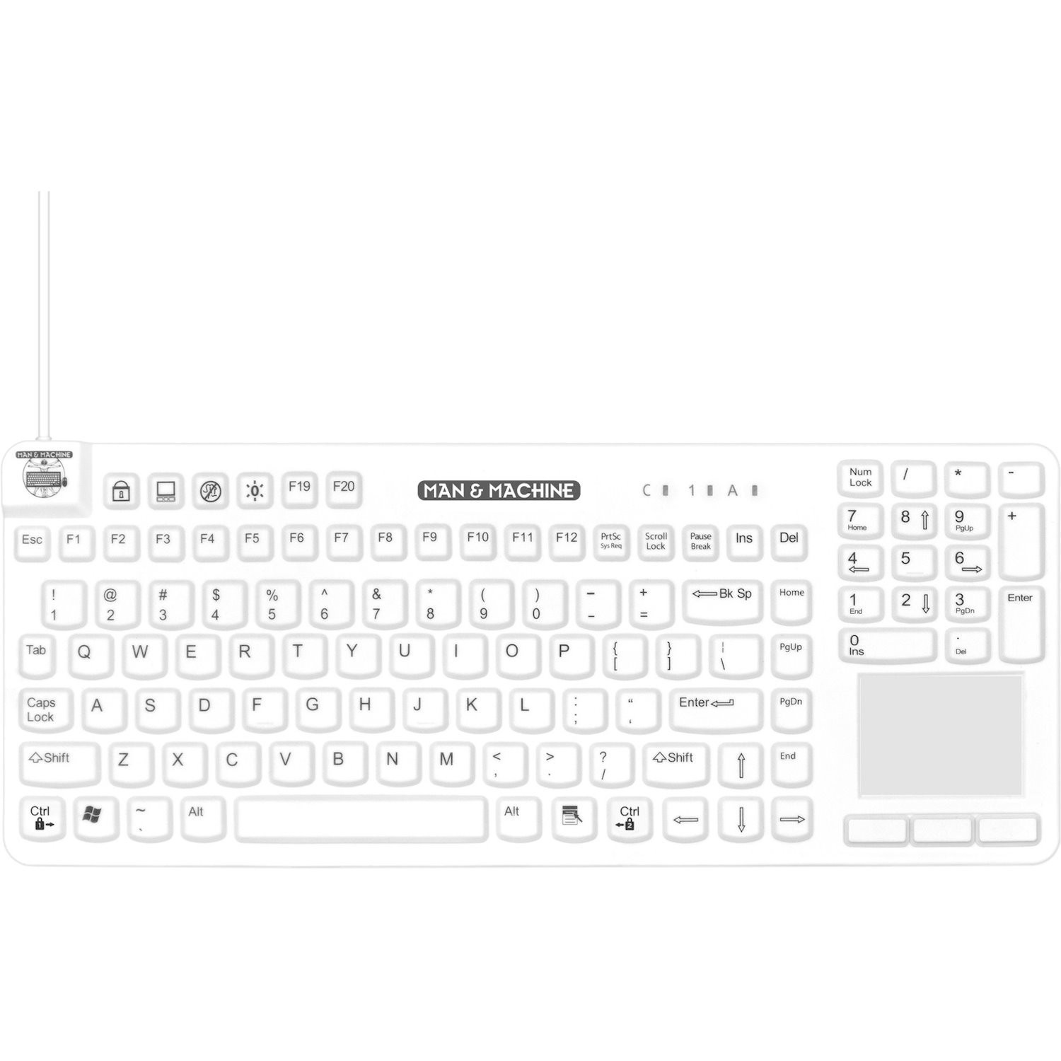 Man & Machine Really Cool Touch Keyboard