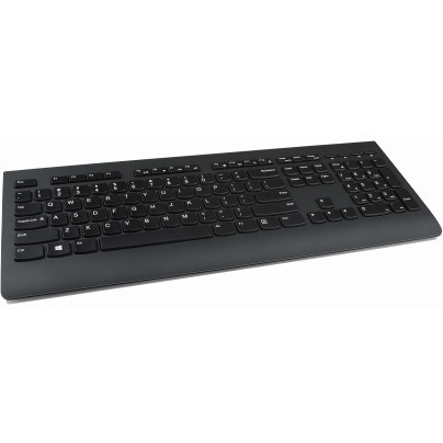 Lenovo Keyboard - Wireless Connectivity - USB Interface - English (US) - Black