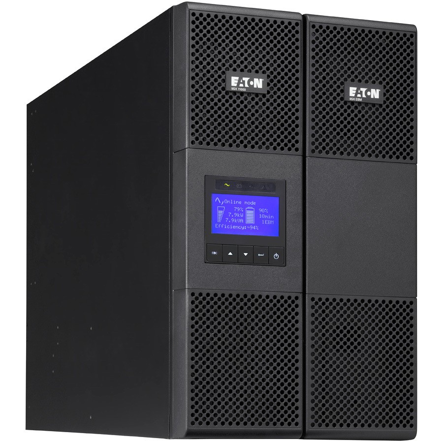 Eaton 9SX UPS, 11 kVA, 10 kW, Input: Hardwired, Outputs: Hardwired, Rack/tower, 6U