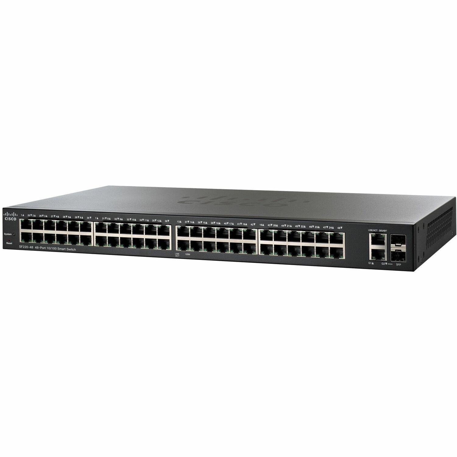 Cisco SF220-48 48-Port 10/100 Smart Plus Switch
