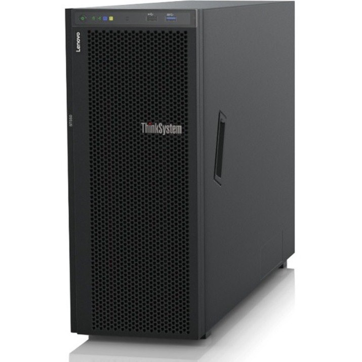 Lenovo ThinkSystem ST550 7X10A0AAAU 4U Tower Server - 1 Xeon Silver 4208 2.10 GHz - 16 GB RAM - 12Gb/s SAS, Serial ATA/600 Controller