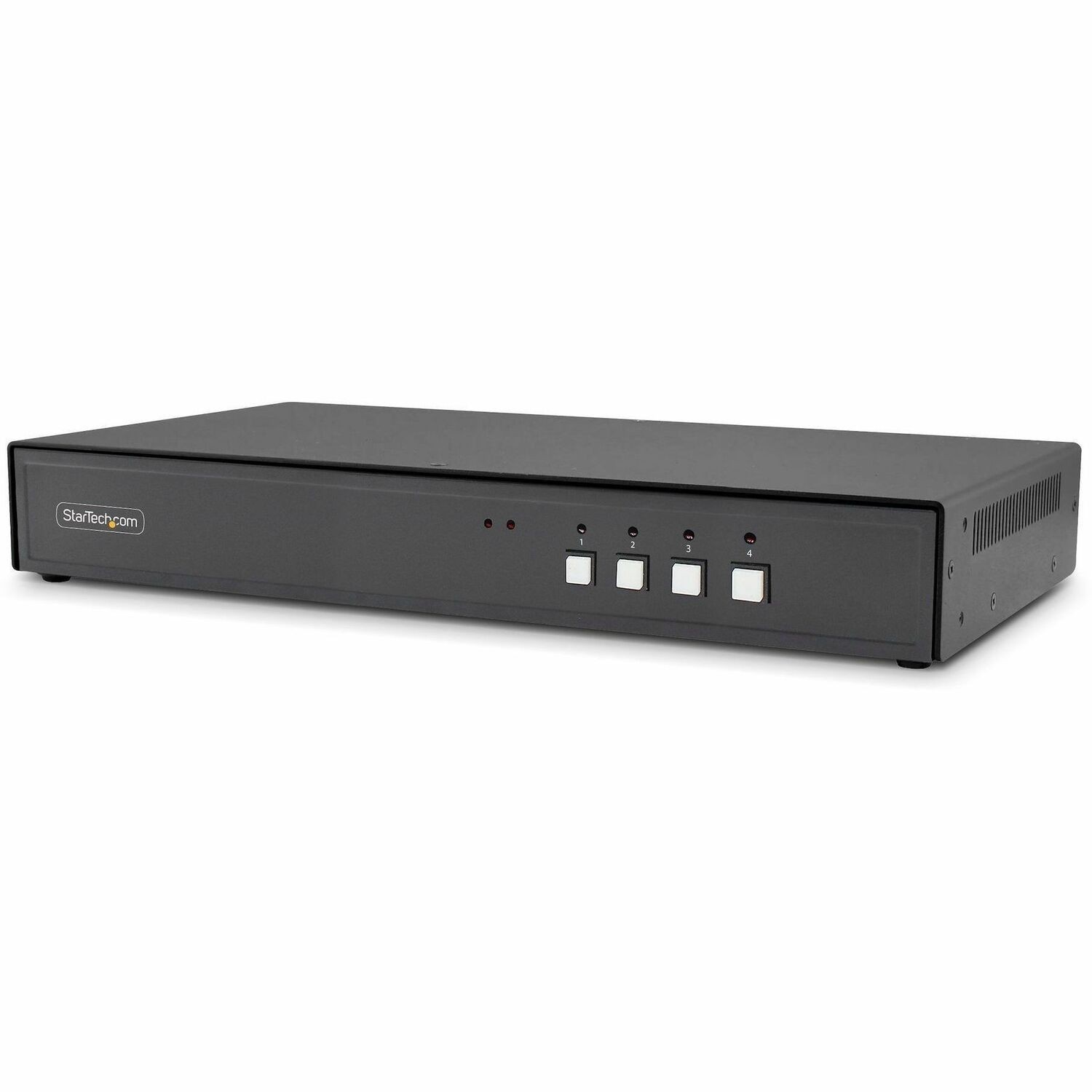 StarTech Secure 4-Port KVM Switch, DisplayPort, 4K 30Hz, NIAP 4.0, Metal Housing, CAC, Made in the USA