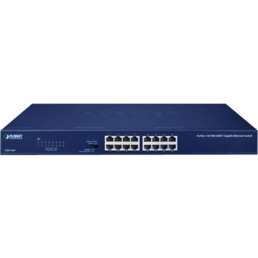 Planet 16-Port 10/100/1000Mbps Gigabit Ethernet Switch
