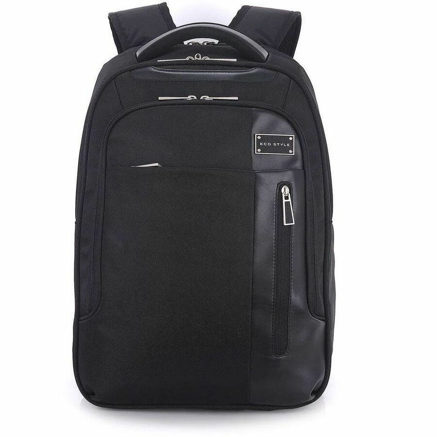 ECO STYLE Tech Exec Carrying Case (Backpack) for 15" to 15.6" Notebook - Black