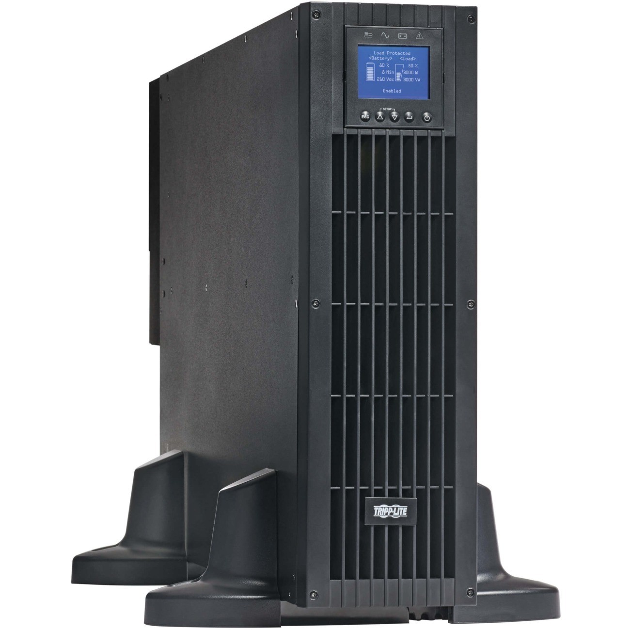 Eaton Tripp Lite Series 200-240V 6000VA 6000W On-Line UPS, Unity Power Factor with Bypass PDU, Hardwire Input/Output, 3U