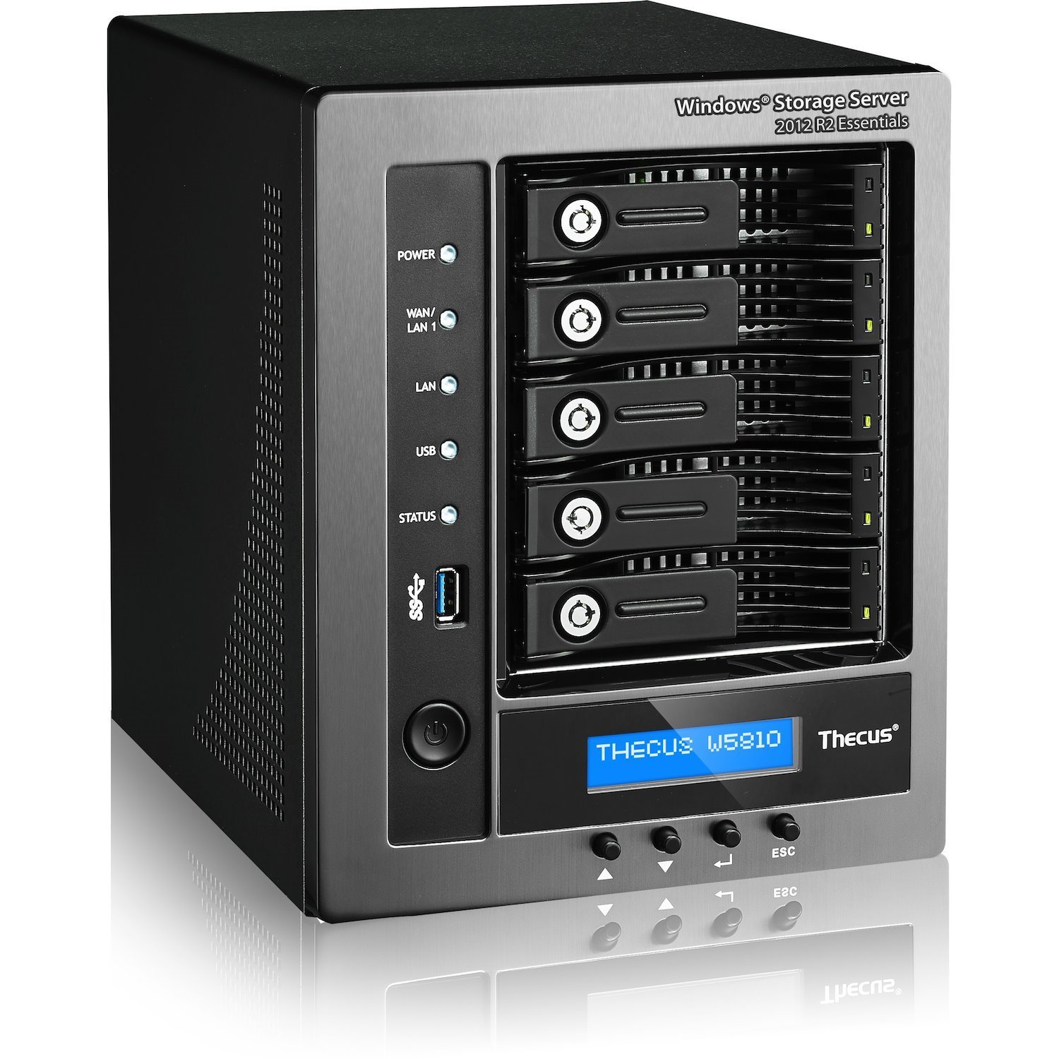 Thecus W5810 Affordable Easy-to-Use Cloud Ready Storage