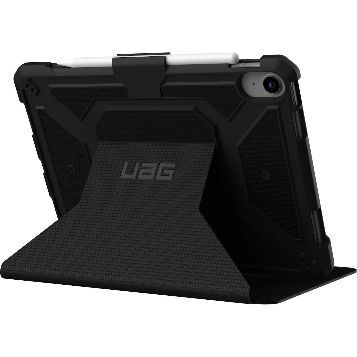 Urban Armor Gear Metropolis Carrying Case (Folio) for 10.9" Apple iPad (11th Generation), iPad (10th Generation) Tablet, Apple Pencil - Black