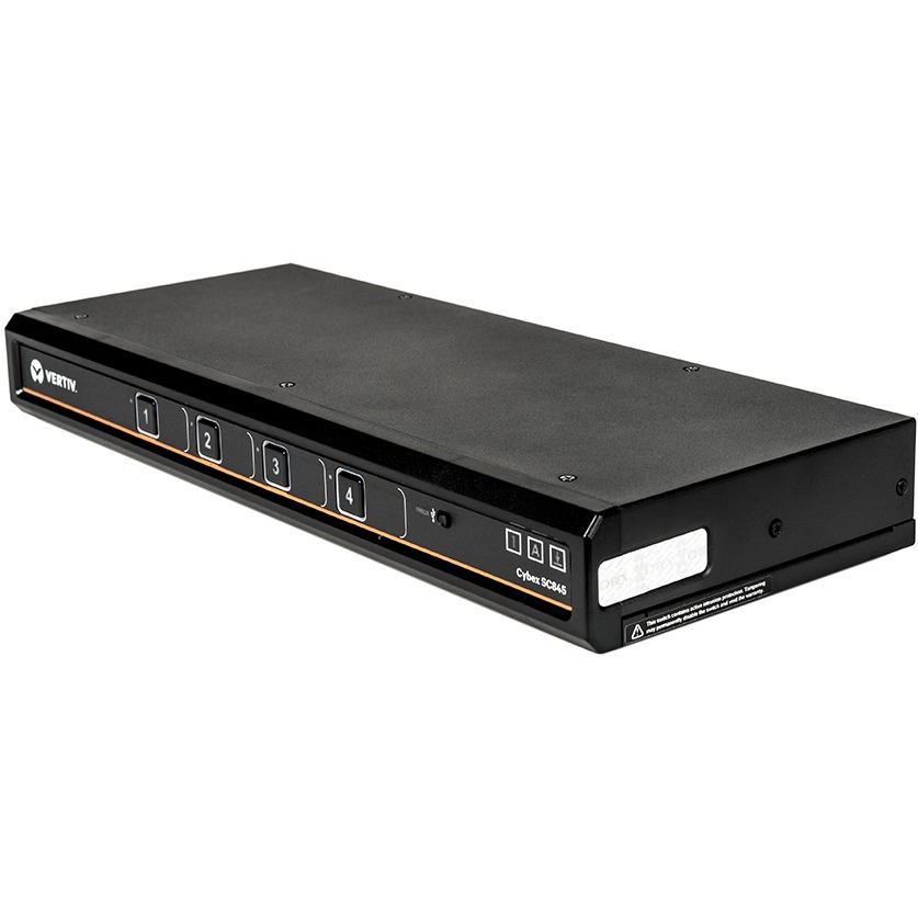 Vertiv Cybex SC800 Secure KVM | 4 Port | Secure Desktop KVM Switch (SC845-001)