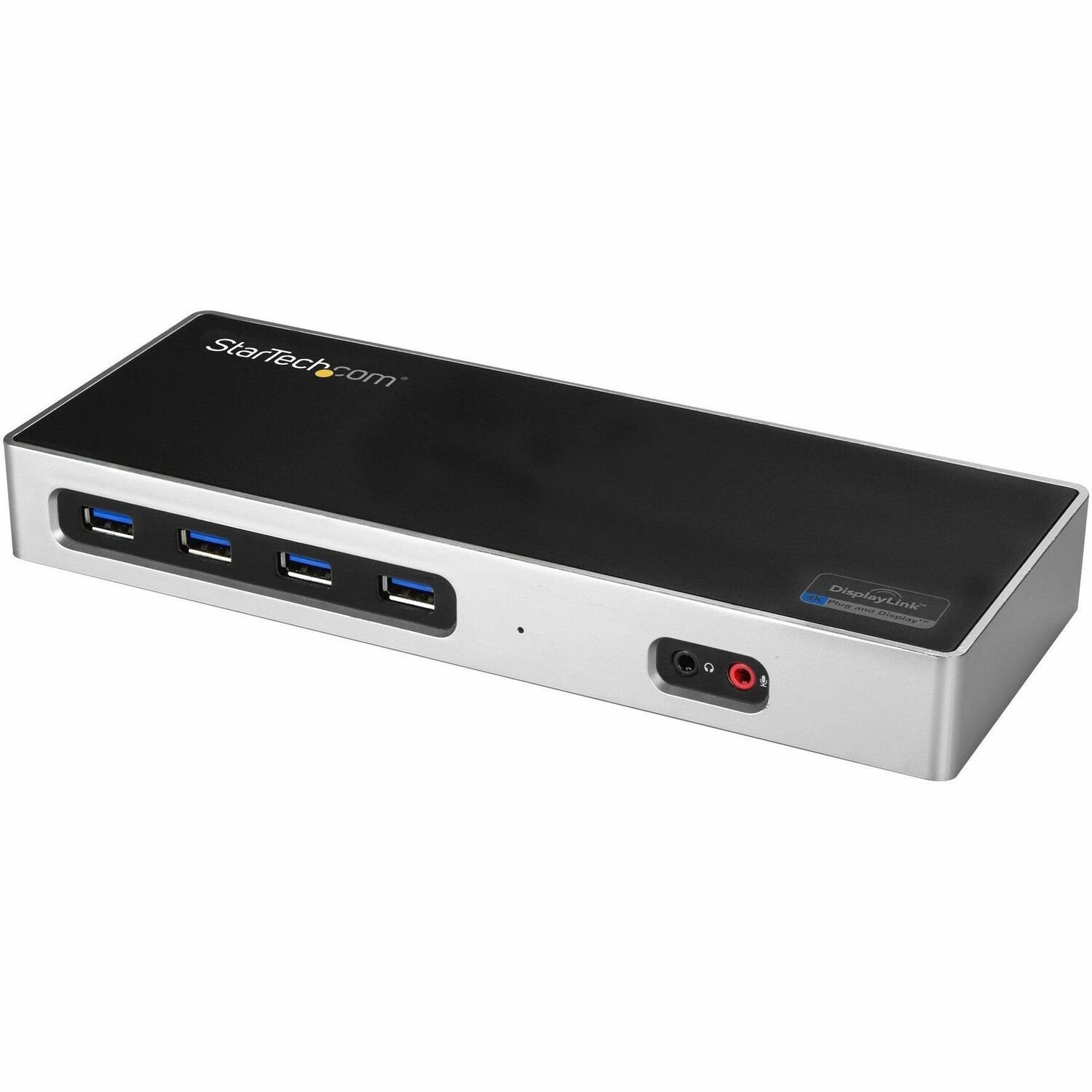 StarTech.com USB-C & USB-A Dock, Dual Monitor 4K 60Hz Dock DisplayPort/HDMI, Hybrid USB 3.0 Laptop Docking Station, 6x USB-A, mac/Windows