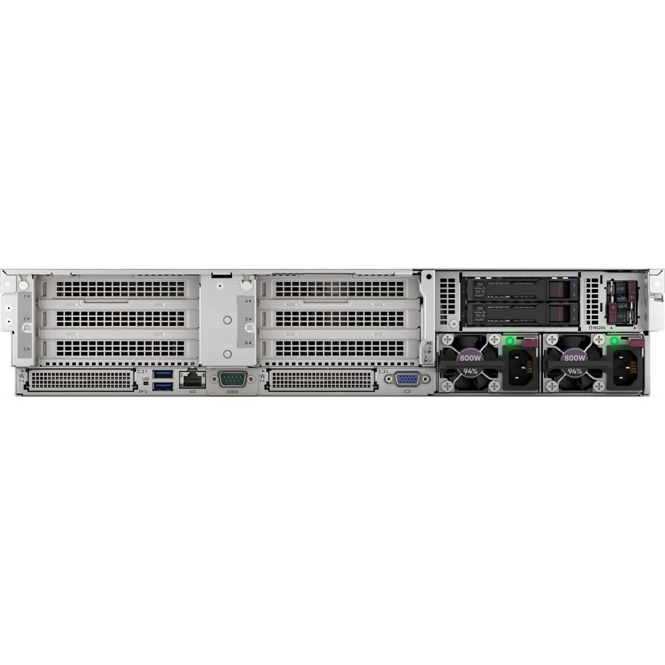HPE ProLiant DL385 G11 2U Rack Server - 1 EPYC 9224 2.50 GHz - 32 GB RAM - 12Gb/s SAS Controller