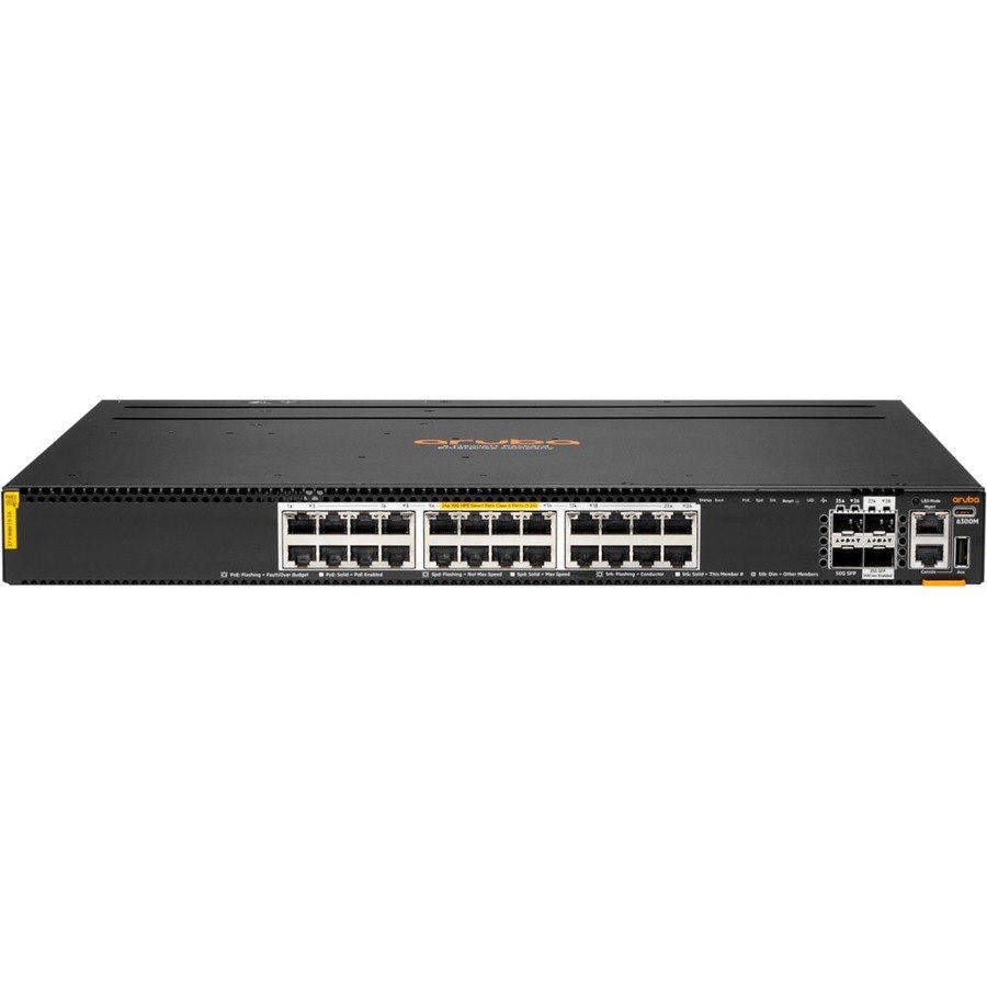 HPE CX 6300 24 Ports Manageable Layer 3 Switch - 10 Gigabit Ethernet, 25 Gigabit Ethernet - 10GBase-T, 25GBase-X, 50GBase-X