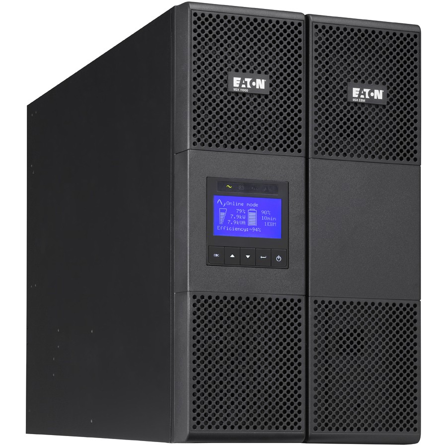 Eaton 9SX UPS, 8 kVA, 7.2 kW, Input: Hardwired, Outputs: Hardwired, Rack/tower, 6U