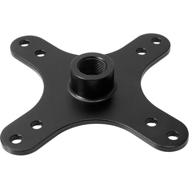 Zirkona Mounting Plate for Flat Panel Display - Black Powder Coat