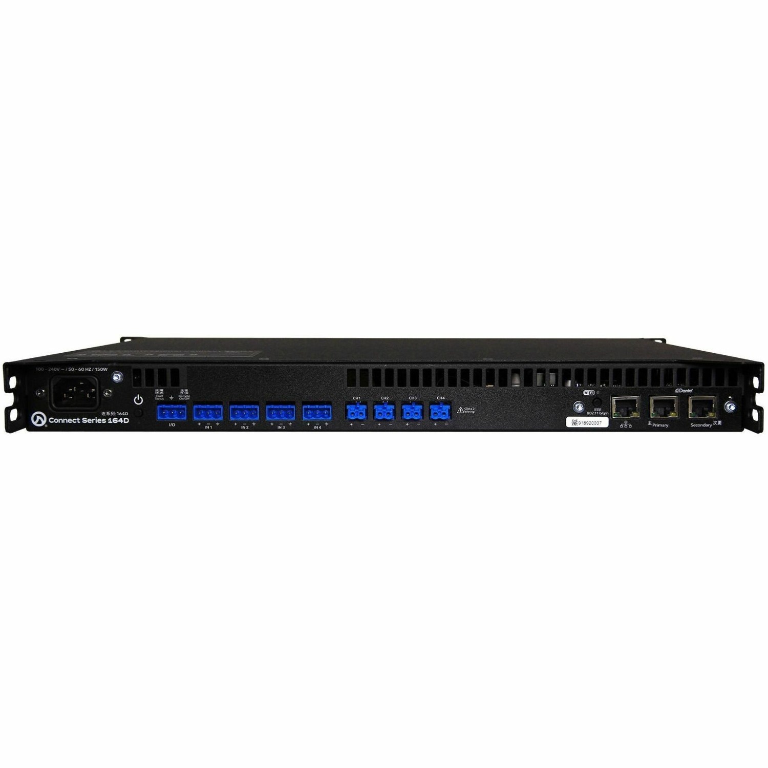 LEA Professional Connect 164D Amplifier - 640 W RMS - 4 Channel