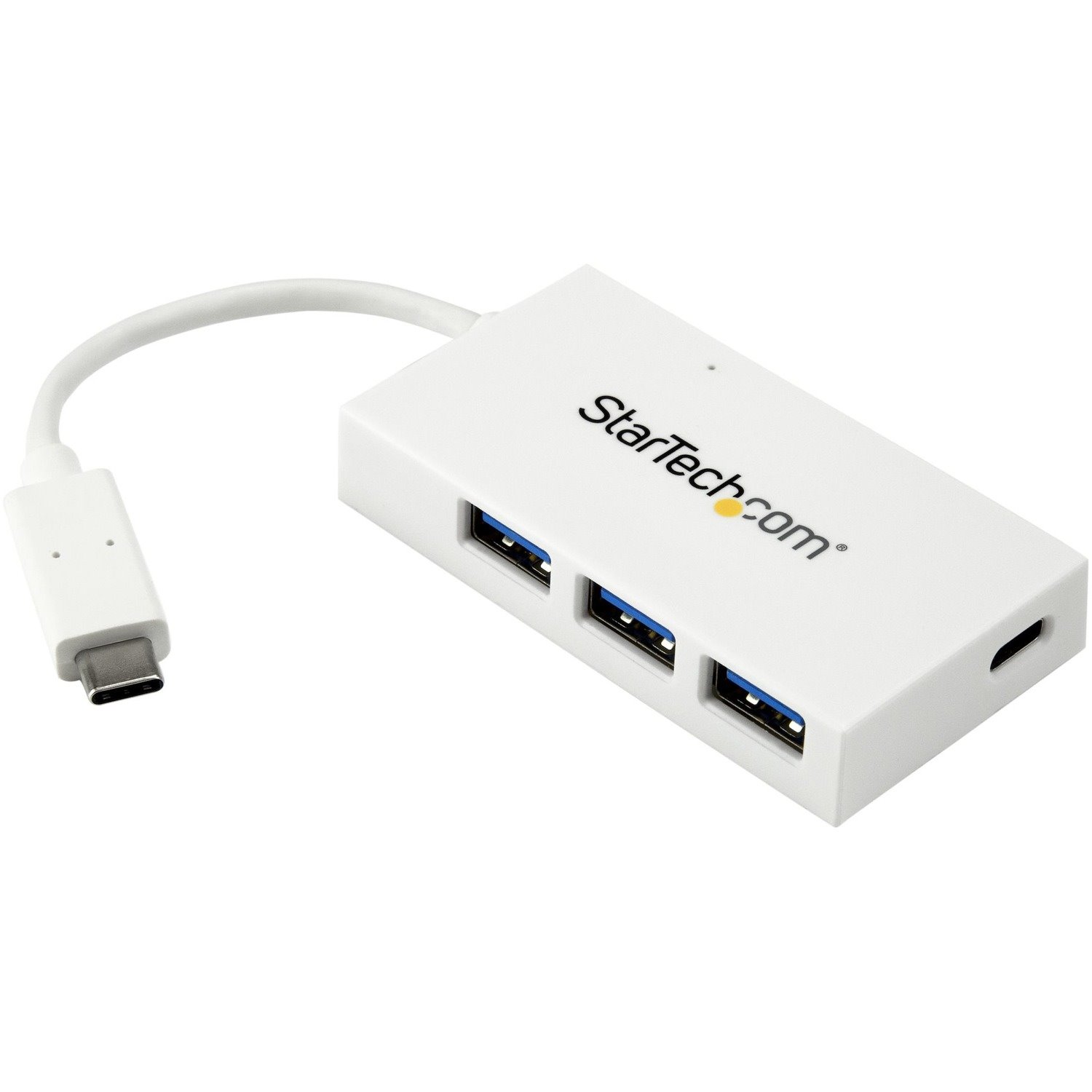 StarTech.com USB Hub - USB Type C - External - White - TAA Compliant