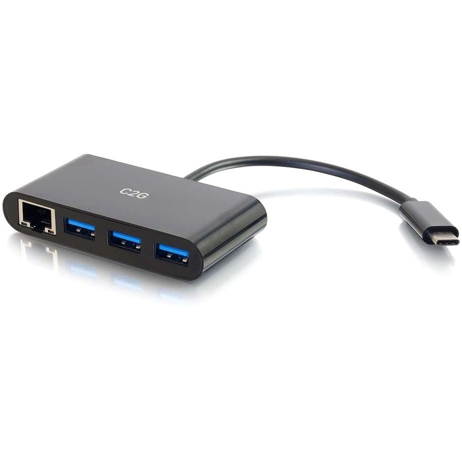 Cables To Go C2G Usb-C Ethernet And 3-Port Usb