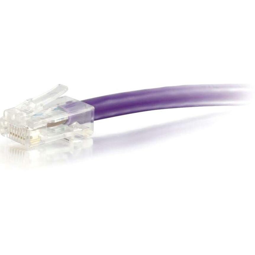 Cables To Go C2G Cat6 Non-Booted Unshielded (Utp) Network Patch Cable - Purple, 3FT